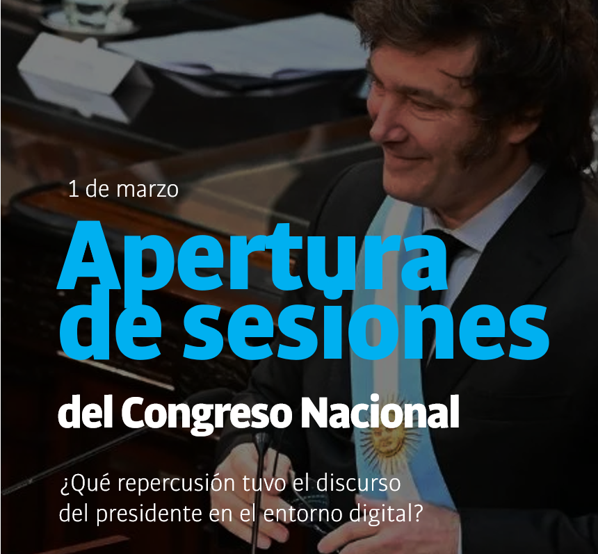 Taquion social Listening Apertura de Sesiones Ordinarias del Congreso 2024